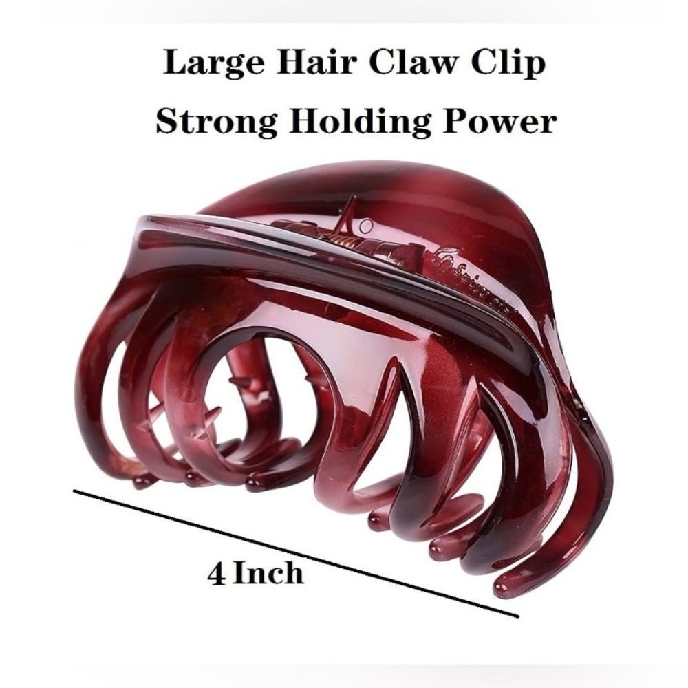 Tortoise Brown Brunette Hair Claw Clip | New | Large - Picture 5 of 7